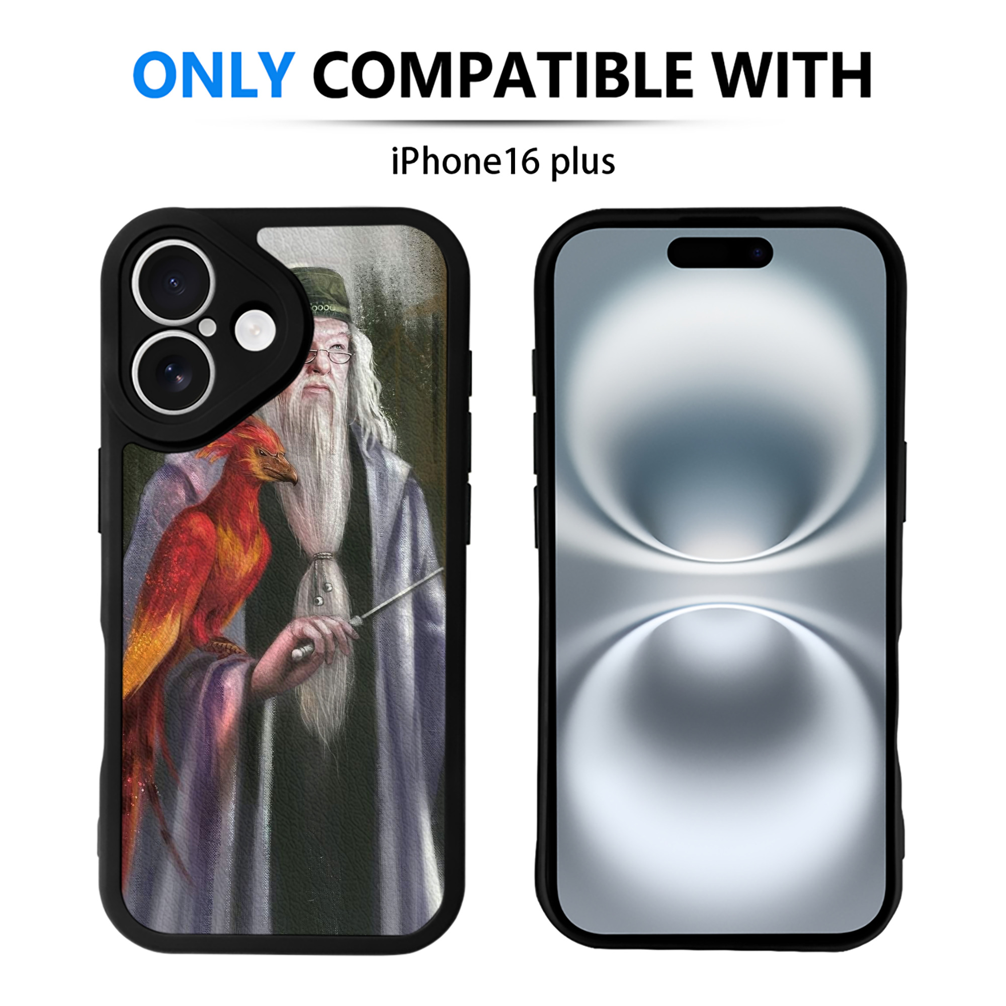 （画像用） Harry Potter ハリー・ポッターシリーズ 【iPhone 16シリーズ対応】シリコンスマホケース（レザー調） 材質：シリコン